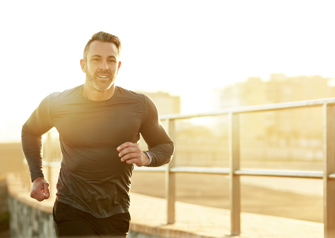man jogging