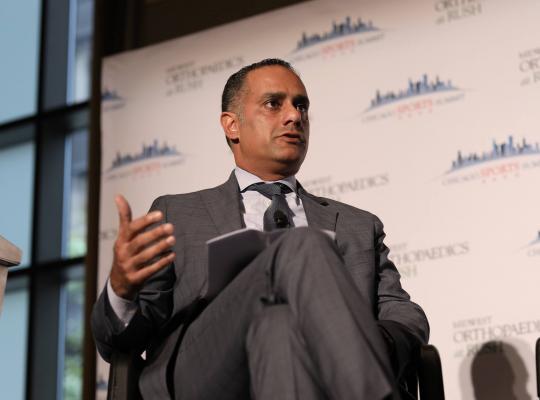 dr nik verma pictured at 2019 chicago sports summit