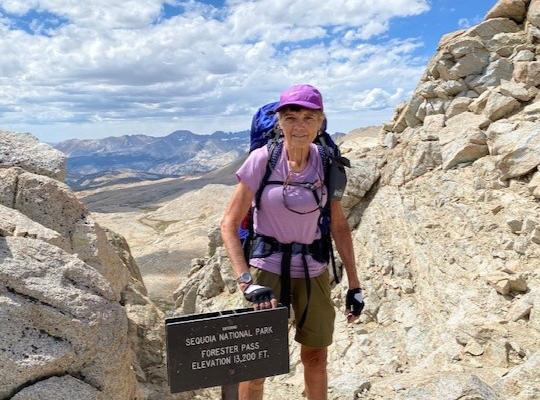 Patient Kathy Fauth Hiking