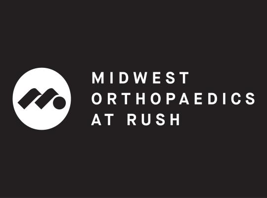 Midwest Orthopaedics at Rush Logo in White